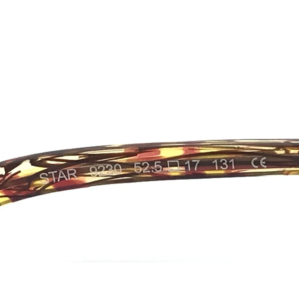 BOZ Eyeglasses Frames STAR 9230 Brown Red Cat Eye Half Rim 52.5-17-131